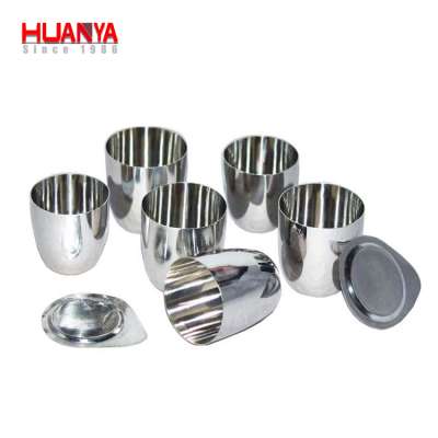 30ml 50ml 100ml platinum crucible and lids