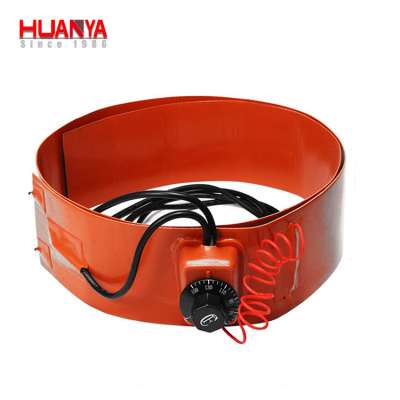 Oil Barrel Heating Belt Metal Drum Heater of Silicone Rubber with Adjustable Rotary Thermostat